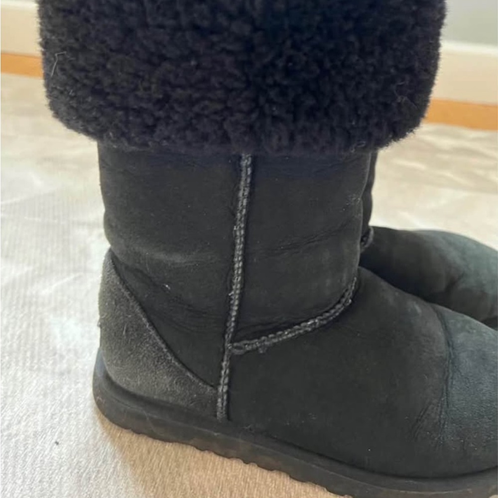 UGG Black Suede Boots